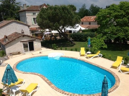 Le Baraillot, Chambres Et Repas D'Hotes, Soiree Etape Aiguillon Exterior foto